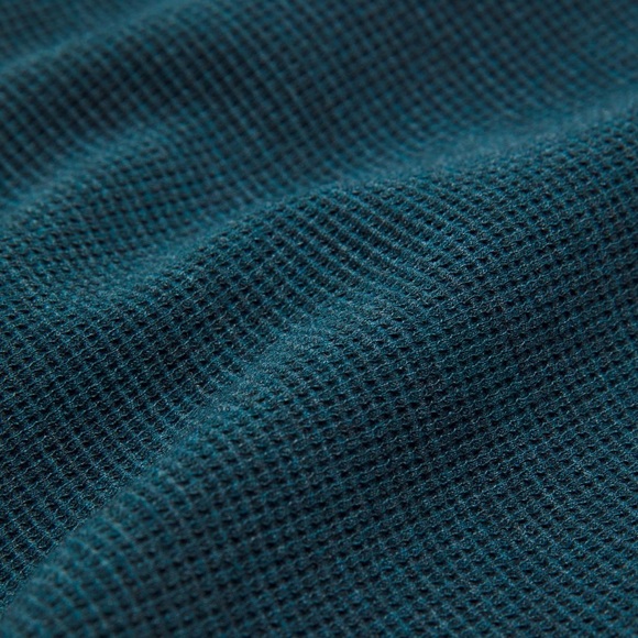 Lululemon Scuba Cropped Funnel Half Zip Waffle NWT S Indochine Blue - Picture 9 of 12